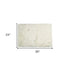 2' X 3' Black Faux Sheepskin Animal Print Washable Area Rug